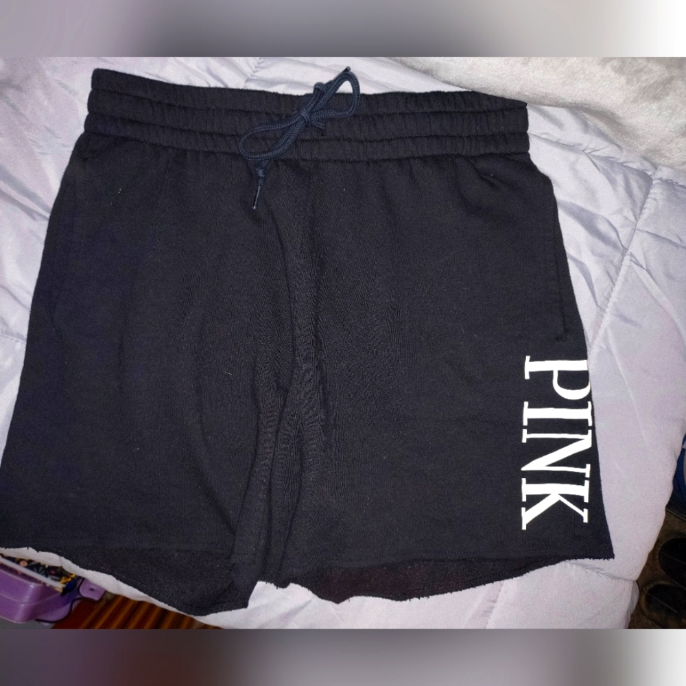 PINK Black Shorts